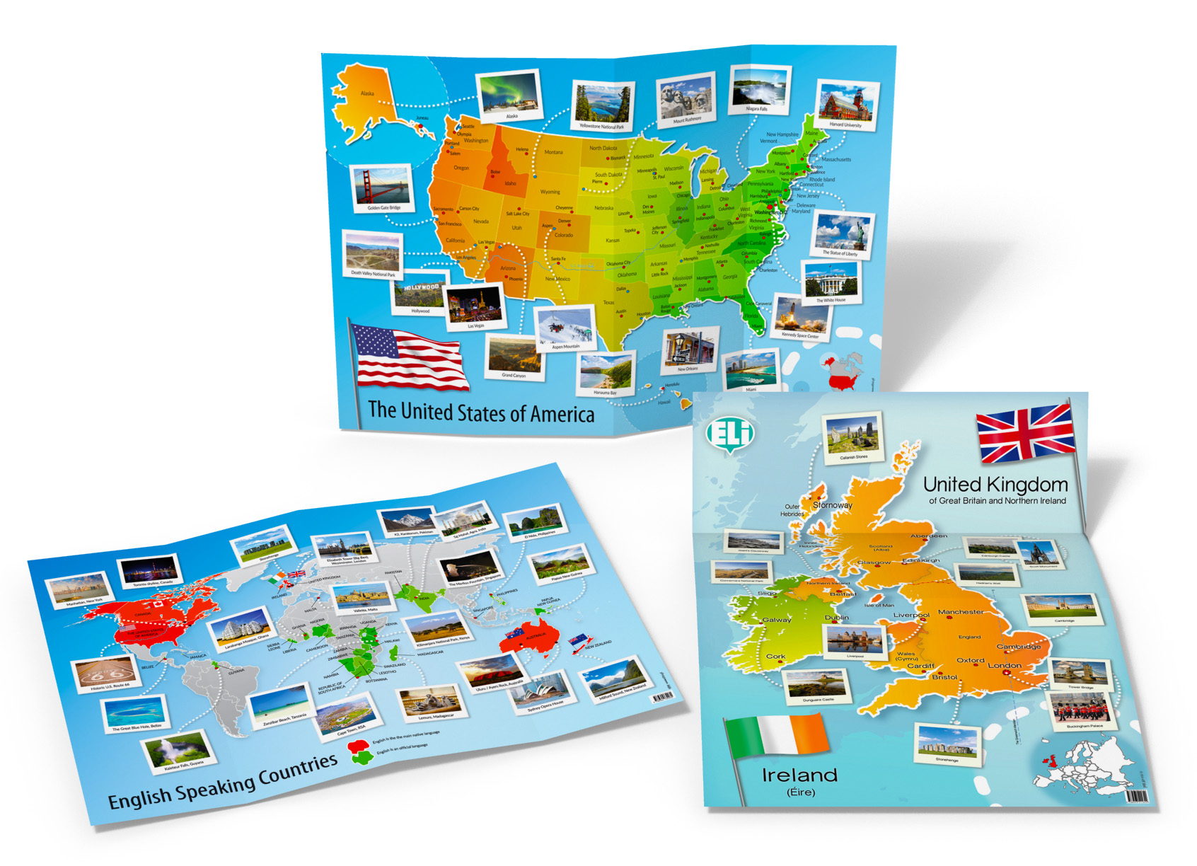 Culture Posters Set - English Speaking World Culture Posters Set - English Speaking World